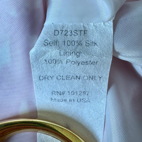 Alexia Admor 100% Silk White with Pink Floral Splatter Design Mini Party Dress - Picture 11 of 15